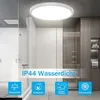 ZMH LED stropní svítidlo bílé ploché stropní svítidlo 22 cm Náhled obrázku produktu 2