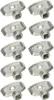 A collection of ten silver radiator bleed keys arranged in two columns. Náhled obrázku produktu