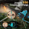 Tronçonneuse mini sans fil 8" 1300W - Moteur brushless - Voir les images du produit 8