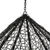 Hängesessel mit Gestell Polyrattan Hängekorb Rattan Produktbild-Vorschau 6