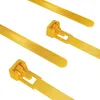 Kabelbinder Wiederverschließbar, 350mm x 7,6mm gelb, Nylon Produktbild-Vorschau 5