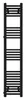 Badheizkörper Schwarz matt 1200 x 550 mm – Produktbild-Vorschau 2