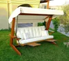 Westmann Irokoholz Hollywoodschaukel Luna 2600 Beige Produktbild-Vorschau 5