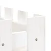 vidaXL Hochbeet Lattenzaun-Design Weiß 150x50x50 cm Produktbild-Vorschau 6