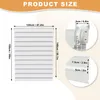 UISEBRT Zebra Doppelrollo 120x150 cm Weiß – Produktbild-Vorschau 7
