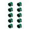 10x scatola di giunzione da incasso Ø60 con viti verde Anteprima dell’immagine prodotto 2