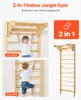 SucceBuy Schwedische Leiterwand 2-in-1, 10-stufiges Produktbild-Vorschau 2