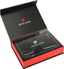 A gift set containing a belt and wallet from Pierre Cardin, presented in a branded box. Voir les images du produit