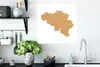 MuchoWow® Poster Eine Illustration von Belgien aus Kork Produktbild-Vorschau 3
