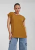 Urban Classics Kurzarm-T-Shirt für Frauen Slipout senf 5XL Produktbild-Vorschau 8