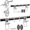ONVAYA® Fahrrad-Wandhalterung 2er Set ǀ vertikale Halterung Produktbild-Vorschau 1