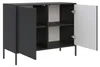 Selsey Velveto – Buffet à 2 portes, noir, 100 cm Voir les images du produit 4