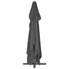 Best Möbel Ampelschirm mit Aluminiummast 4x3 m Schwarz - Produktbild-Vorschau 5