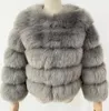 Donna Cappotto in Pelliccia sintetica Giacca invernale in Anteprima dell’immagine prodotto 4