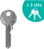 Verrou à bouton Design 5 pour porte d'entrée, cylindre Voir les images du produit 7