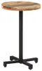 vidaXL Bistrotisch Rund Ø50x75 cm Altholz Massiv Produktbild-Vorschau 6