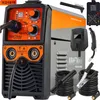 A welding machine with its accessories displayed against a white background. Produktbild-Vorschau