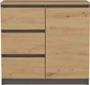 Topeshop 1D3S ANT/ART BA KPL Kommode Produktbild-Vorschau 3