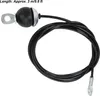 A black cable with metal attachments on a white background. Podgląd zdjęcia produktu