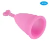 2Pcs Silikonový menstruační pohár Ženy Ženský hygienický Náhled obrázku produktu 2