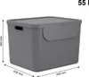 Rotho 2er-Set Mülltrennsystem je 55L Albula - Mülleimer mit Produktbild-Vorschau 3