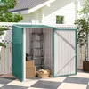 Outsunny Gerätehaus Metall, Pultdach, Abschließbare Tür, Produktbild-Vorschau 8