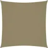 vidaXL Voile d'ombrage Oxford Tissu Carré 4,5x4,5 m Beige Voir les images du produit 14