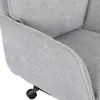 HOME DELUXE Bürostuhl CORA 100 x 60 x 70 cm  Webstoff Grau Produktbild-Vorschau 8