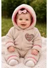 BONDI Baby Trachten Fleece Overall "I mog di" 86936 | Beige Produktbild-Vorschau 4
