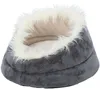 Trixie Hundekorb Minou Rund Soft Edition Grau/Hellgrau Produktbild-Vorschau 1