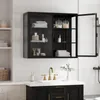 MODFU Wandkast, hangende kast met 3 niveaus, badkamerkast, Productafbeelding-voorbeeld 2