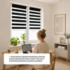 Estika Dvojitá roleta Klemmfix - 90 x 150 cm - Čierna - Duo Náhľad obrázku produktu 4