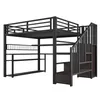 Flieks Etagenbett 140x200cm mit Schreibtisch und Regal, Produktbild-Vorschau 11