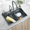 Wasserfall Küchenspüle - Spüle Mit Einem Becken - Großes Produktbild-Vorschau 6