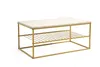 Skye Decor, Asude - Gold, Marble, Gold, Couchtisch, 95 x 42 Produktbild-Vorschau 4