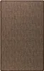 A top-down view of a brown rug with a ribbed texture. Produktbild-Vorschau