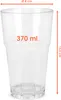 1.04 Bicchiere da acqua in plastica 370ml - Set di 6 - Anteprima dell’immagine prodotto 2