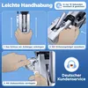 Anhängerschloss hochwertig Verzinkt mit Rundschloss I Produktbild-Vorschau 2