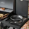 Plynový gril Outsunny 3 KW 3+1 hořák Grilovací vozík z Náhled obrázku produktu 8