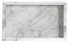 HOMLA Dekoratives Tablett MARMURI Marmor weiß 25x15x3 cm Produktbild-Vorschau 1