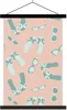 MuchoWow® Textilposter Sommer - Flip-Flops - Rosa 120x180 Produktbild-Vorschau 1