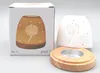 Teelichtleuchte Mini Iglu auf Holzsockel Pusteblume ca. Produktbild-Vorschau 2