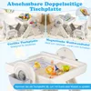 COSTWAY 6-in-1 Kinder-Tisch & Stuhl Set, Kindersitzgruppe Produktbild-Vorschau 4