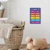 MuchoWow® - Leinwandbilder - Pädagogisch - Monate - Raum - Produktbild-Vorschau 5