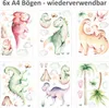 Fensterbilder Dinosaurier selbstklebend - Statisch Haftende Produktbild-Vorschau 3