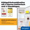 Exquisit Kühl-Gefrierkombination, 206 Liter, Produktbild-Vorschau 2