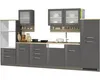 Held Möbel Küchenzeile ohne Geräte Mailand 340 cm grau Produktbild-Vorschau 1