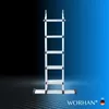 WORHAN Leiter 555cm Aluminium Teleskopleiter Klappleiter Produktbild-Vorschau 4
