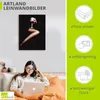 ARTland Leinwandbild Dame mit einem Glas Rotwein Größe: Produktbild-Vorschau 2