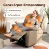 Massagesessel Relaxsessel mit SL-Gleitschiene, 3D-Shiatsu & Produktbild-Vorschau 5